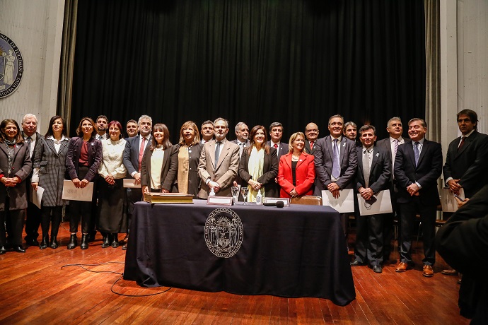 Prestaron Juramento Los Funcionarios Del Gabinete De La Universidad