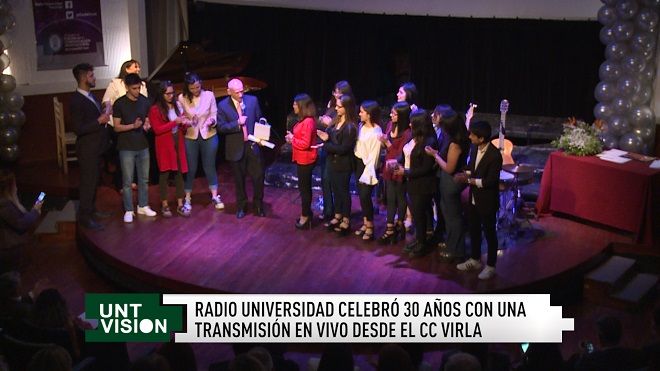 Mirá el festejo por los 30 años de Radio Universidad