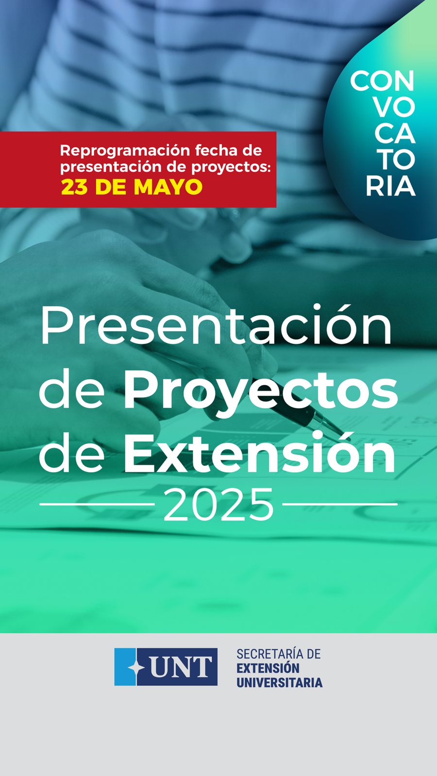 Extienden convocatoria para presentar proyectos de Extensión 2025 ...