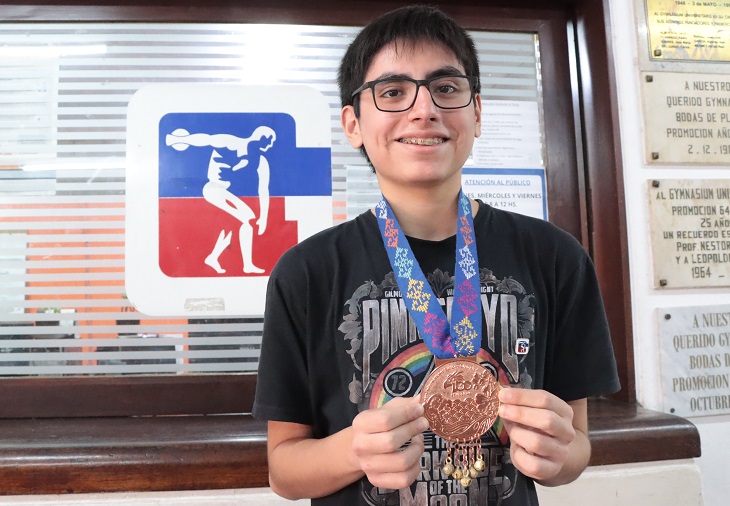 Un estudiante del Gymnasium obtuvo la medalla de bronce en la Olimpiada ...
